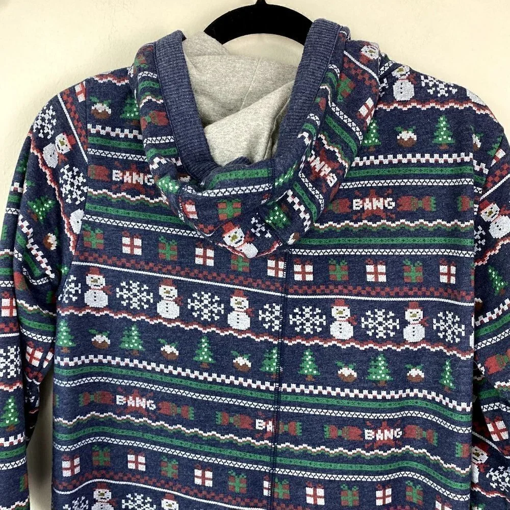 TU Winter Fair Isle One Piece Pajamas 12Y